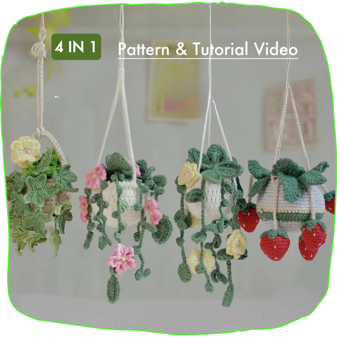4 in 1 Plant Car Hanging Pattern