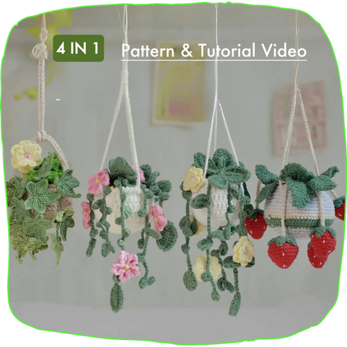 4 in 1 Plant Car Hanging Pattern