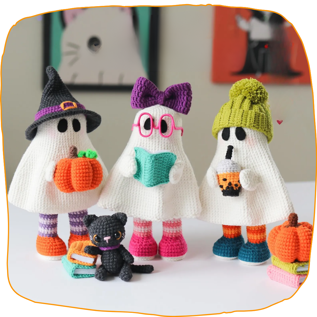 Halloween Ghosts  Pattern