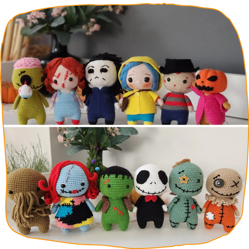 12 Halloween Amigurumi Pattern